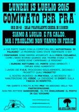 Volantino incontro del 13 luglio 2015