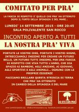 Volantino incontro del 14 settembre 2015